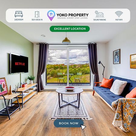 Penthouse Apartment - City Centre - Secure Parking, Balcony, Self-Check-In, Fast Wifi And Smart Tv With Netflix By Yoko Property Milton Keynes Exteriér fotografie