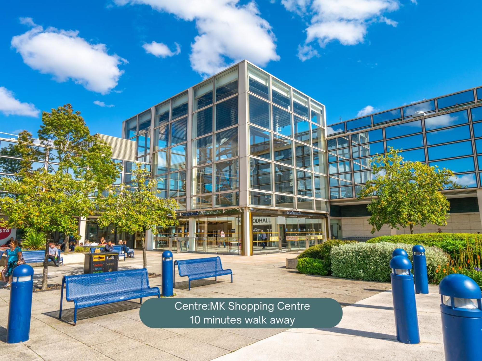 Penthouse Apartment - City Centre - Secure Parking, Balcony, Self-Check-In, Fast Wifi And Smart Tv With Netflix By Yoko Property Milton Keynes Exteriér fotografie